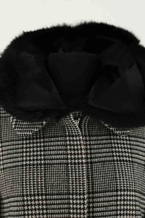 Manteau Claudie Pierlot Noir en Laine