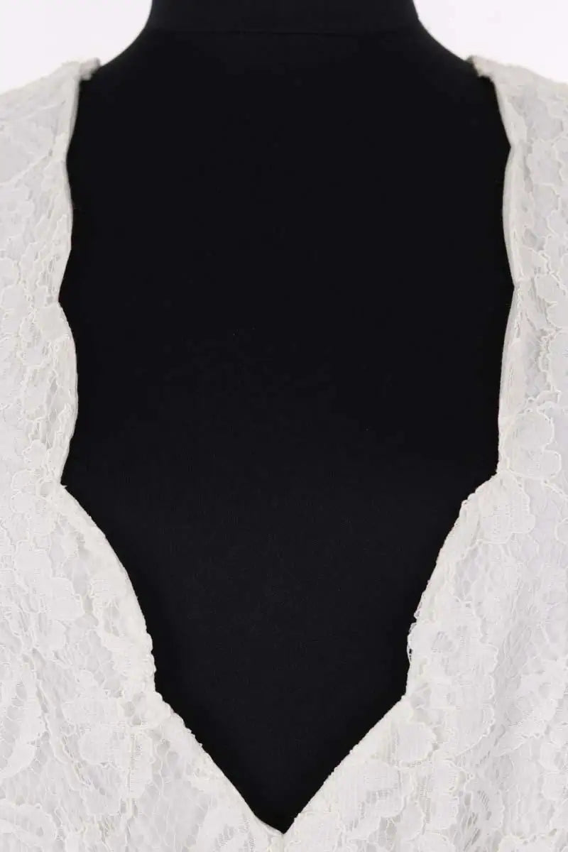 Top sans manche Saaj Blanc en Synthétique
