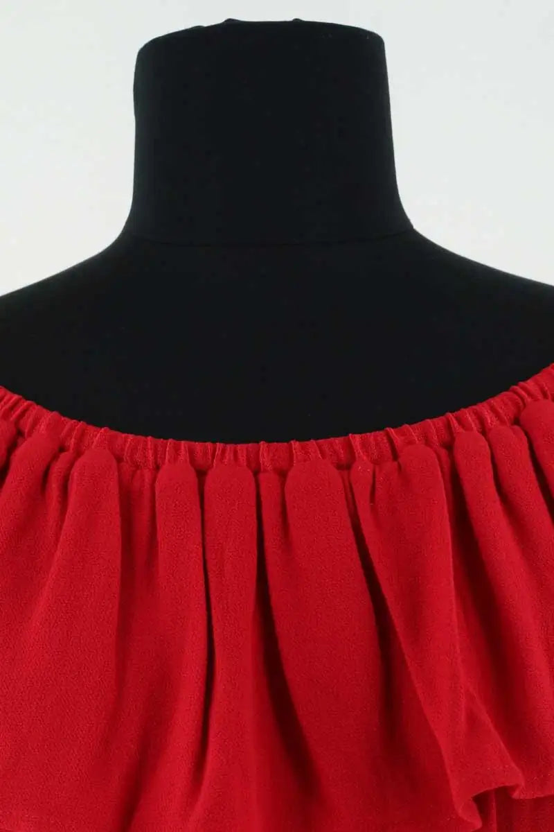 Blouse Ba&Sh Rouge en Synthétique