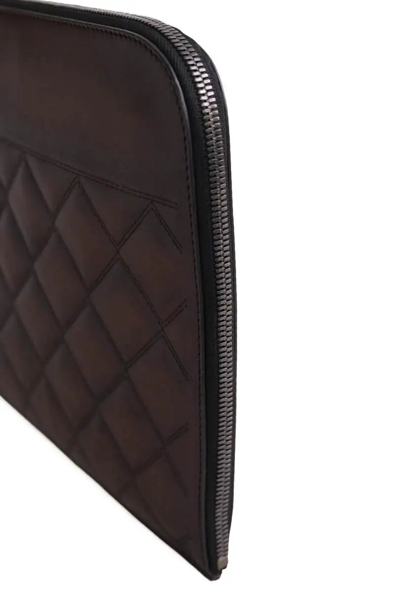 Pochette Berluti Marron en Cuir