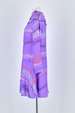 Robe Isabelle Blanche  Violet