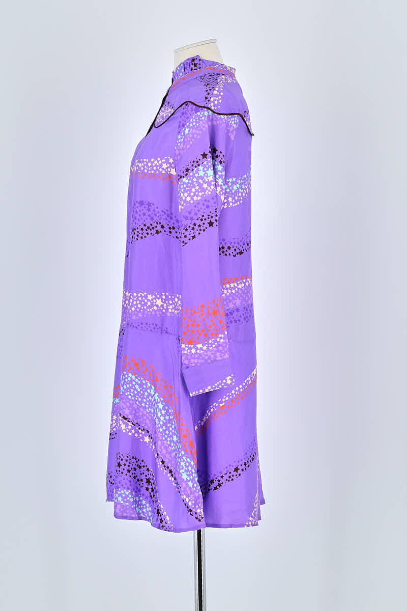 Robe Isabelle Blanche  Violet