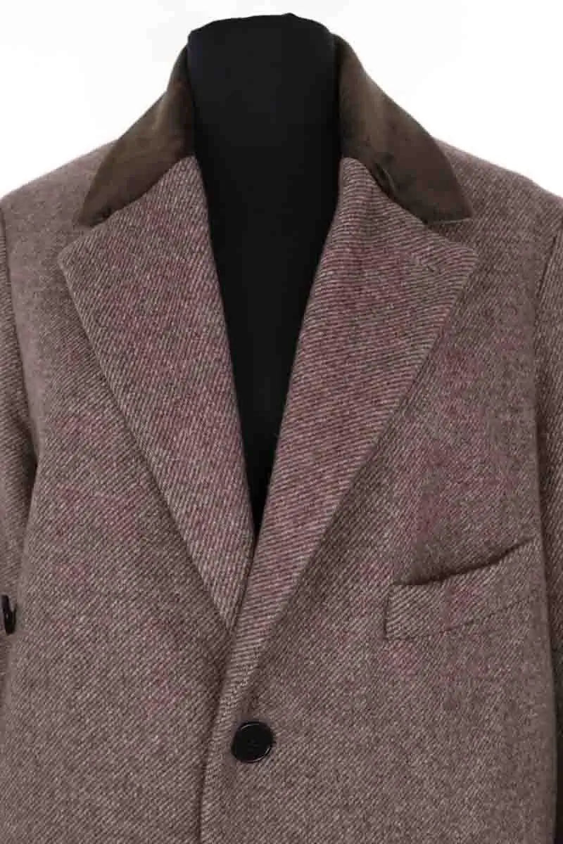 Manteau Zadig & Voltaire Mad chine Marron en Laine