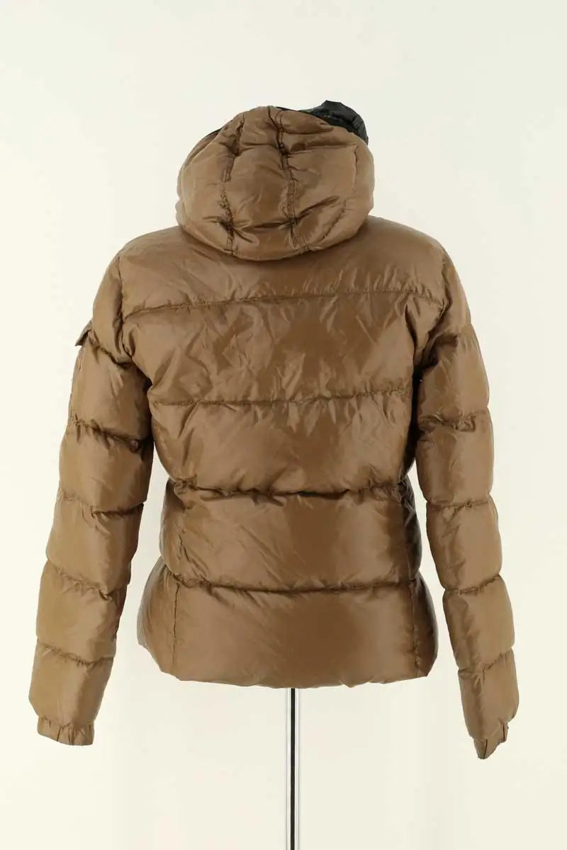 Doudoune Moncler Kaki en Fourrure