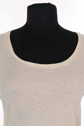 Top Majestic Filatures Beige en Coton