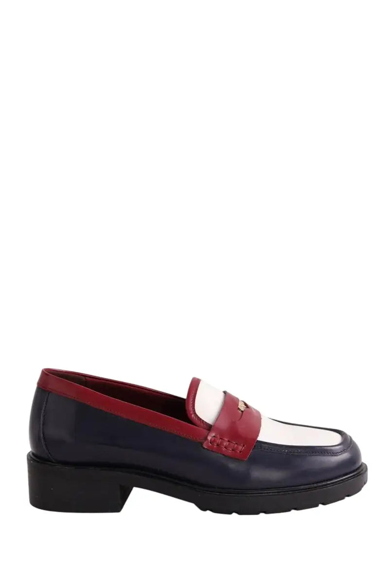 Mocassins Tommy Hilfiger Multicolore en Cuir, taille 37 - Seconde Main