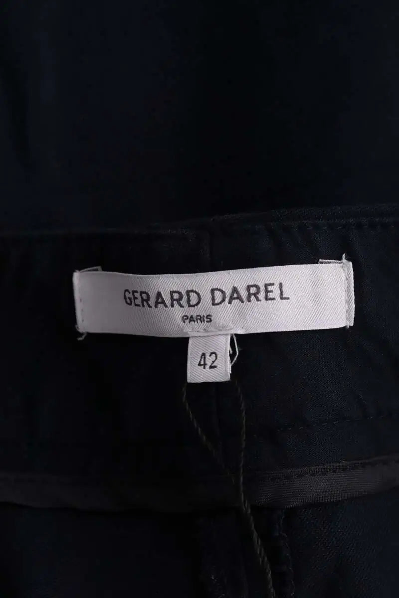 Pantalon droit Gerard Darel Bleu en Coton