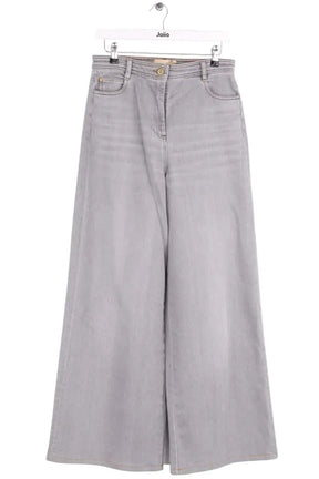 Jean large Sessun Captain Denim Gris en Coton, taille M - Seconde Main