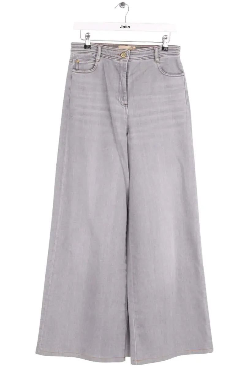 Jean large Sessun Captain Denim Gris en Coton, taille M - Seconde Main