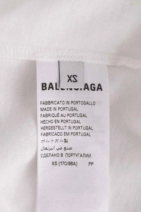 T-shirt Balenciaga Blanc en Coton