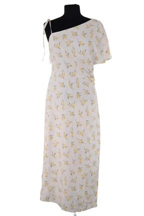 Robe Claudie Pierlot Blanc en Synthétique, taille S - Seconde Main