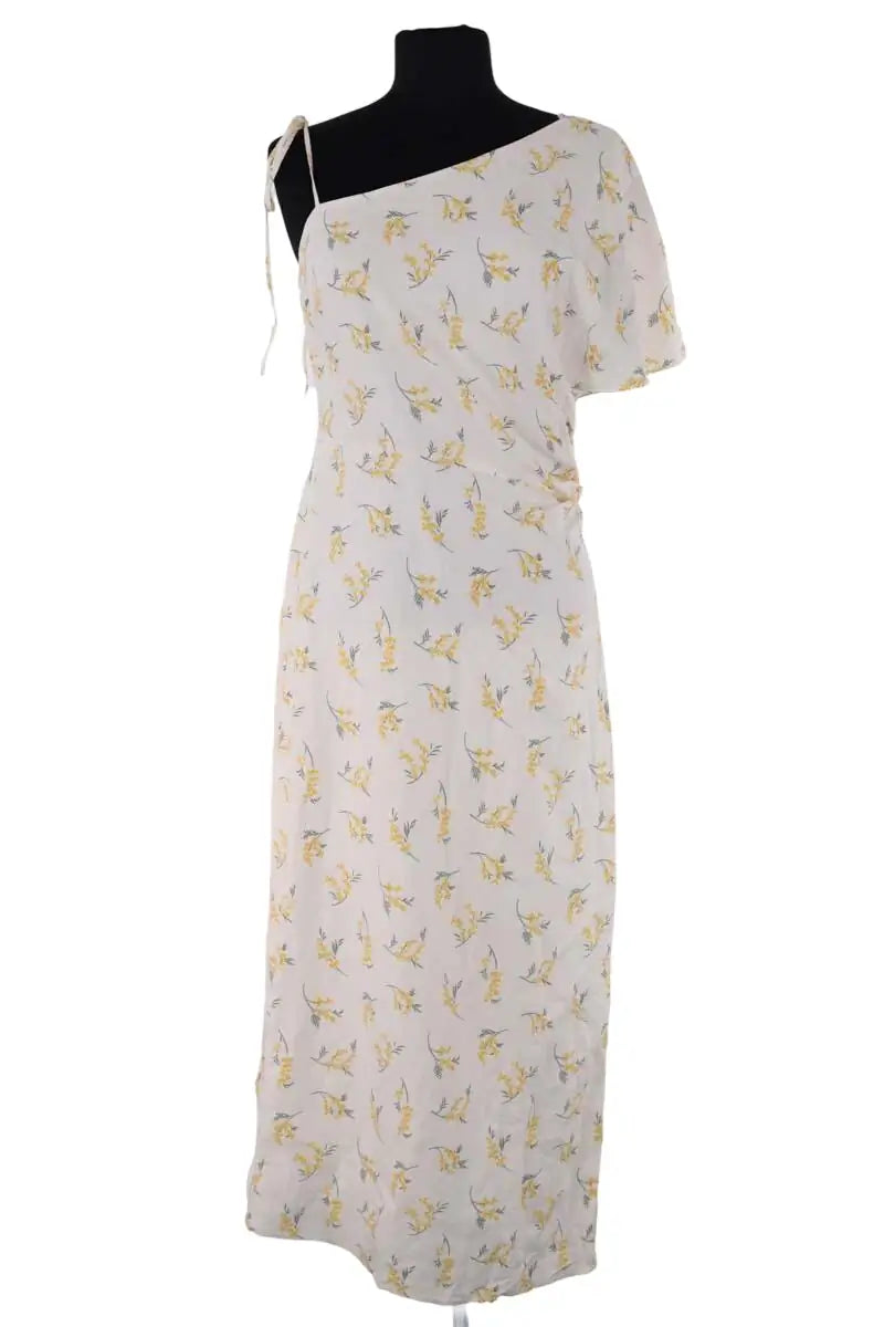 Robe Claudie Pierlot Blanc en Synthétique, taille S - Seconde Main