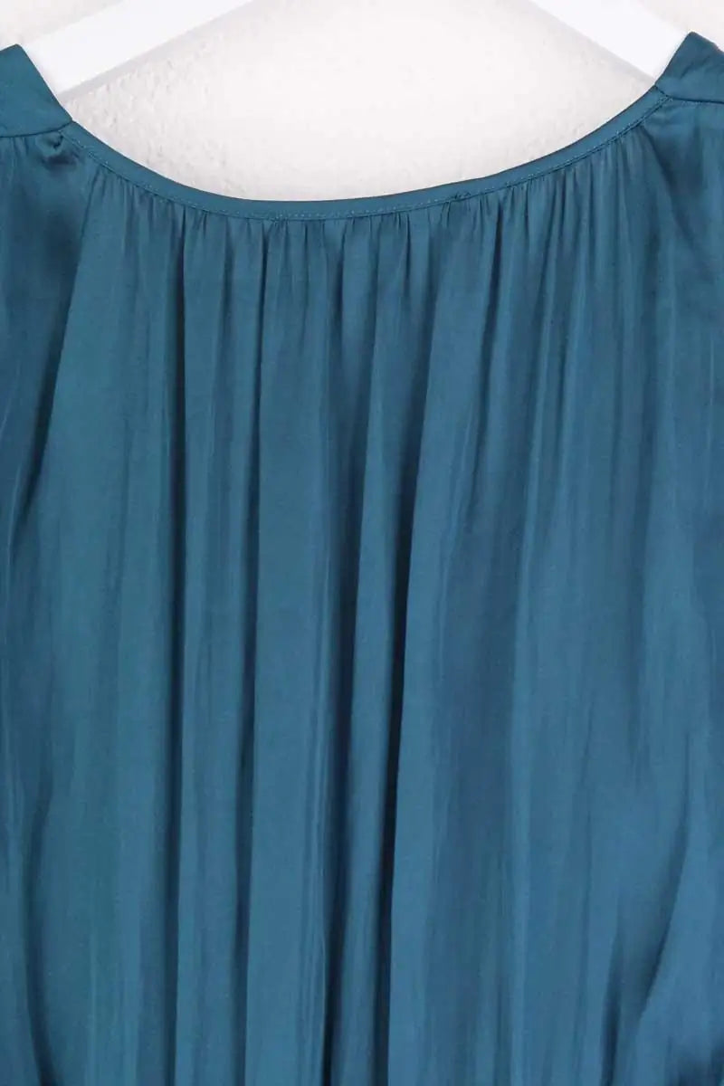 Robe Maje Bleu en Synthétique