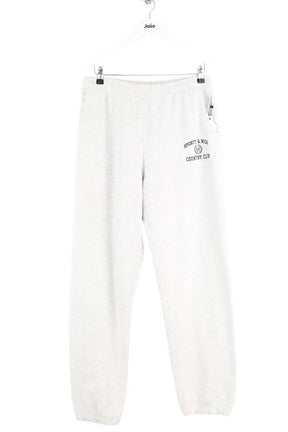 Pantalon de sport Sporty & Rich Gris en Coton, taille L - Seconde Main
