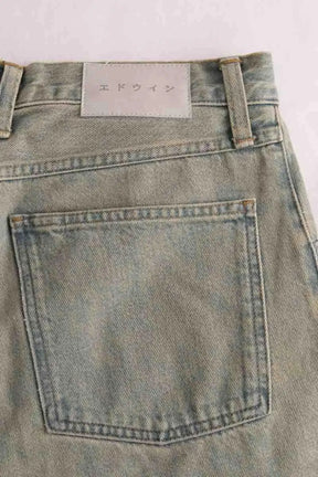 Jean droit Other Brand Bleu en Coton
