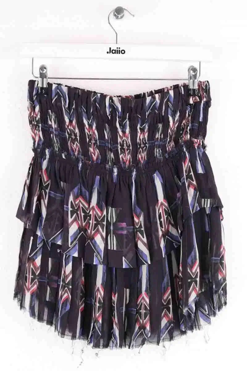 Mini jupe Isabel Marant Noir en Soie