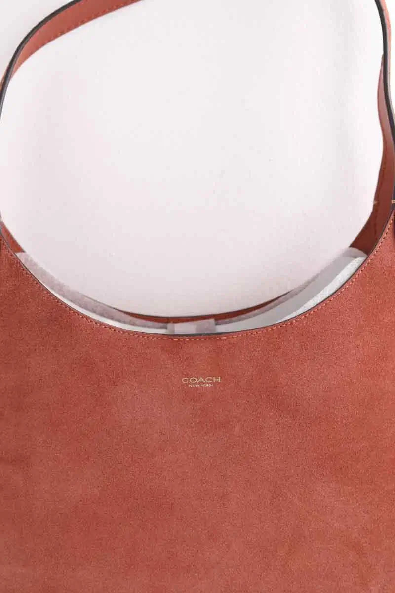 Sac porté épaule Brooklyn 34 Coach Brooklyn 34 Rose en Daim
