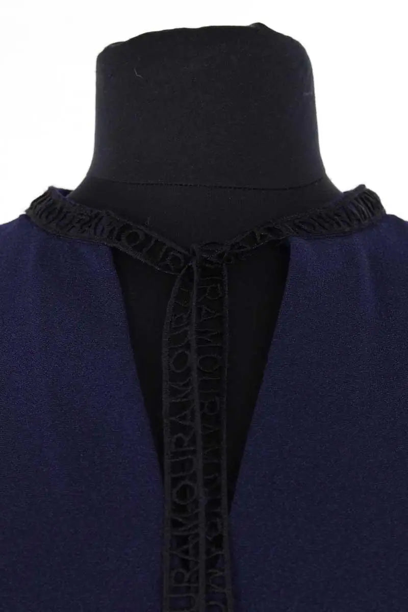 Blouse Maje Marine en Synthétique