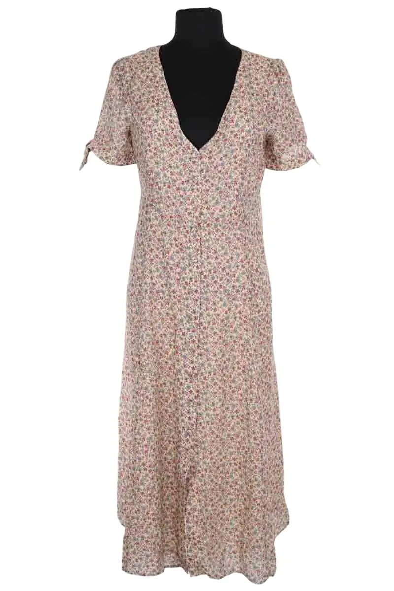 Robe Sézane Beige en Synthétique, taille S - Seconde Main