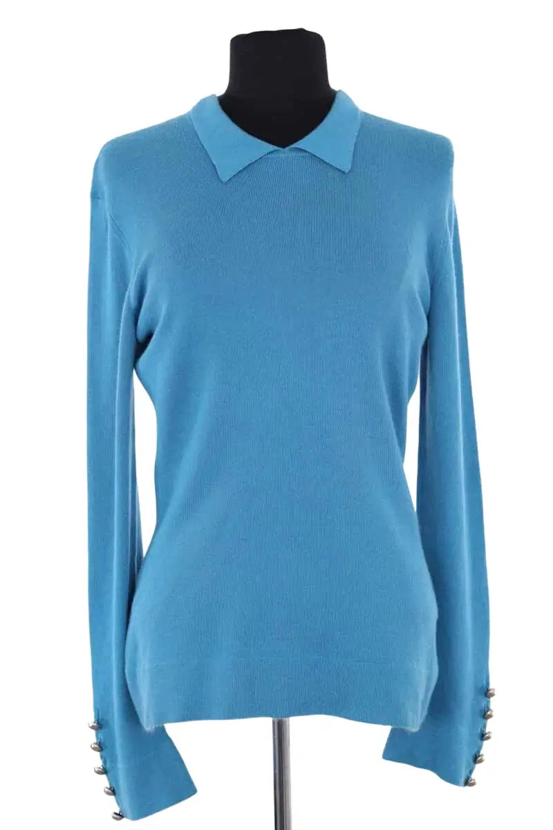Pull Louis Vuitton Bleu en Cachemire, taille XL - Seconde Main
