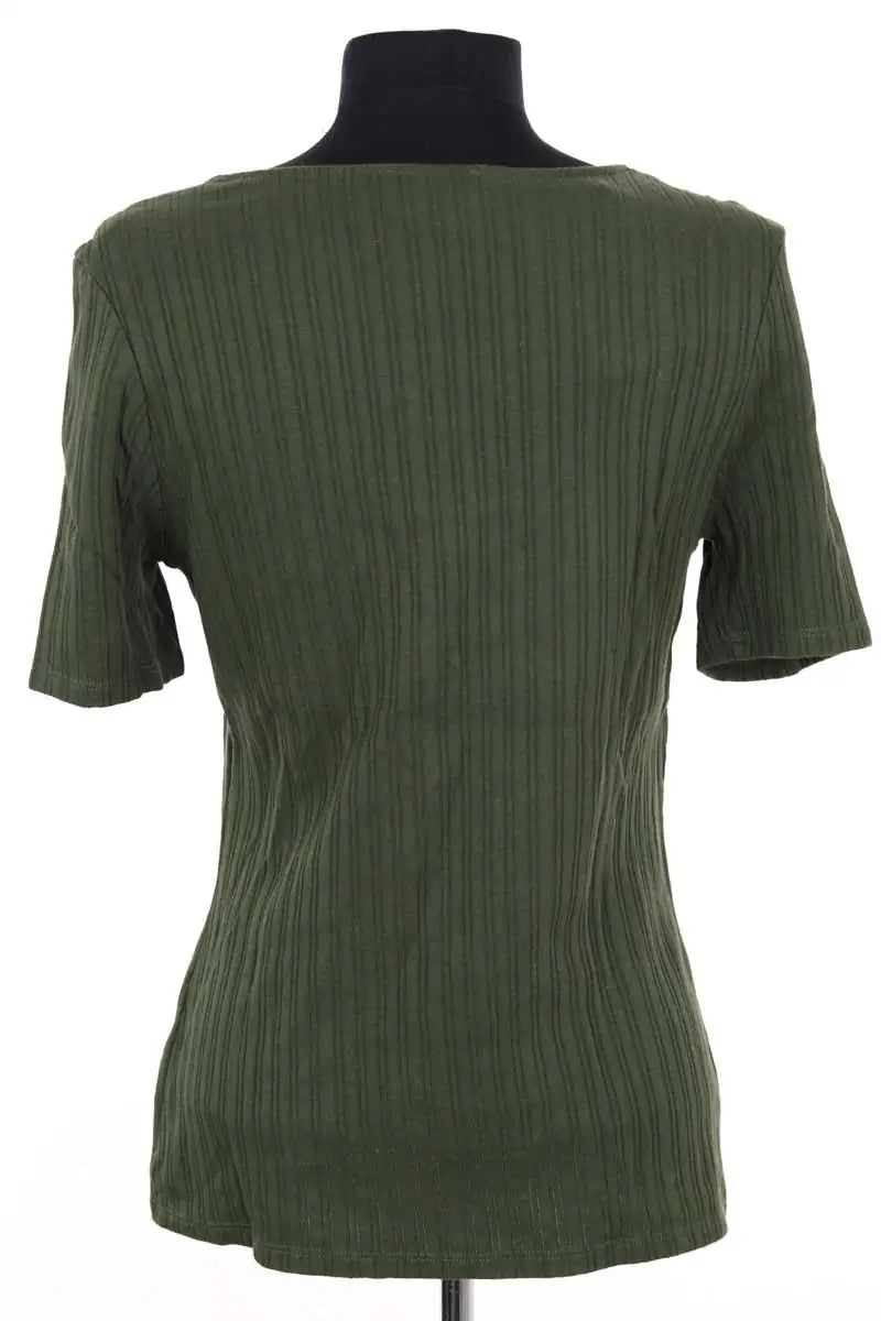T-shirt Sézane Kaki en Coton