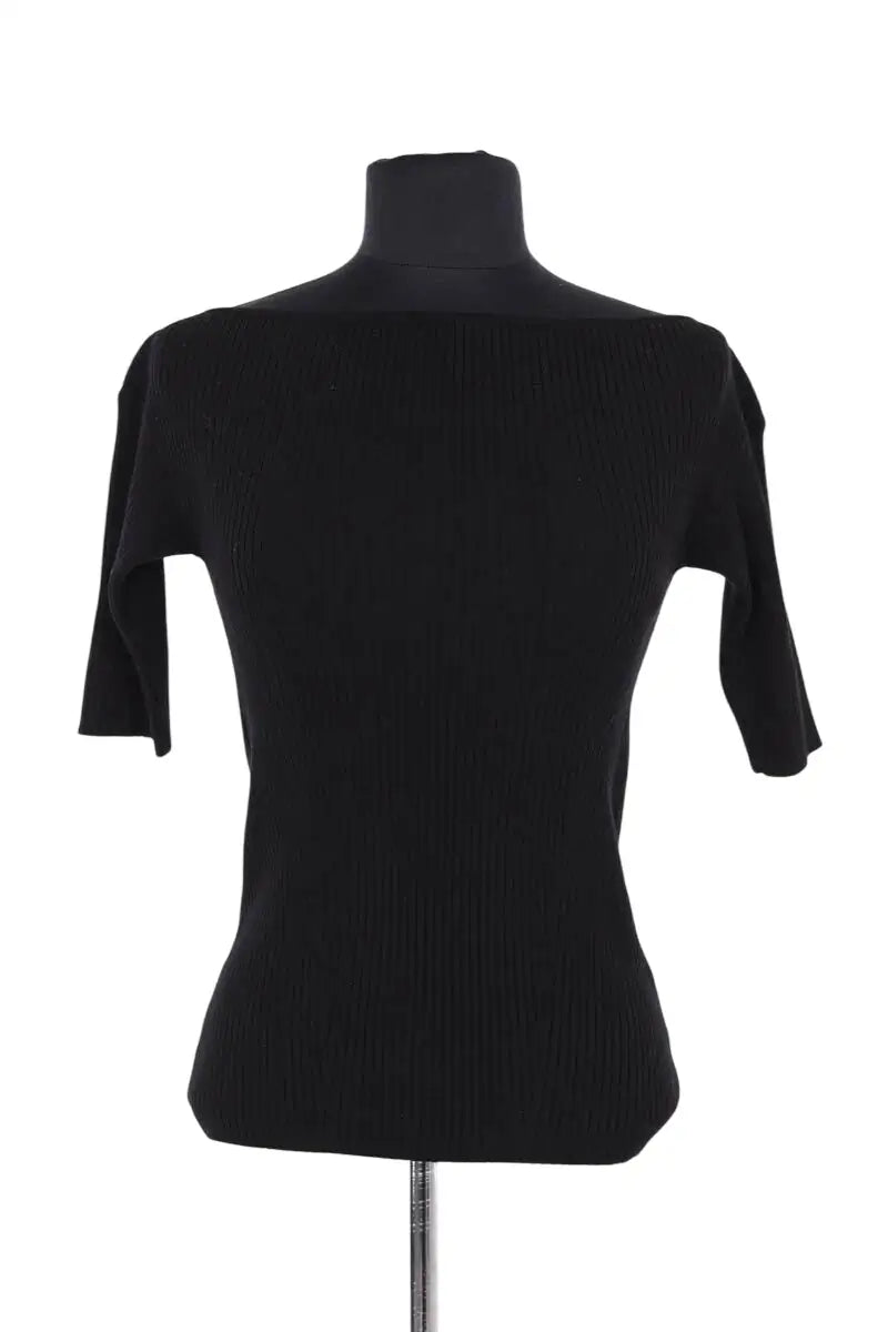 Top Max Mara Noir en Viscose, taille S - Seconde Main