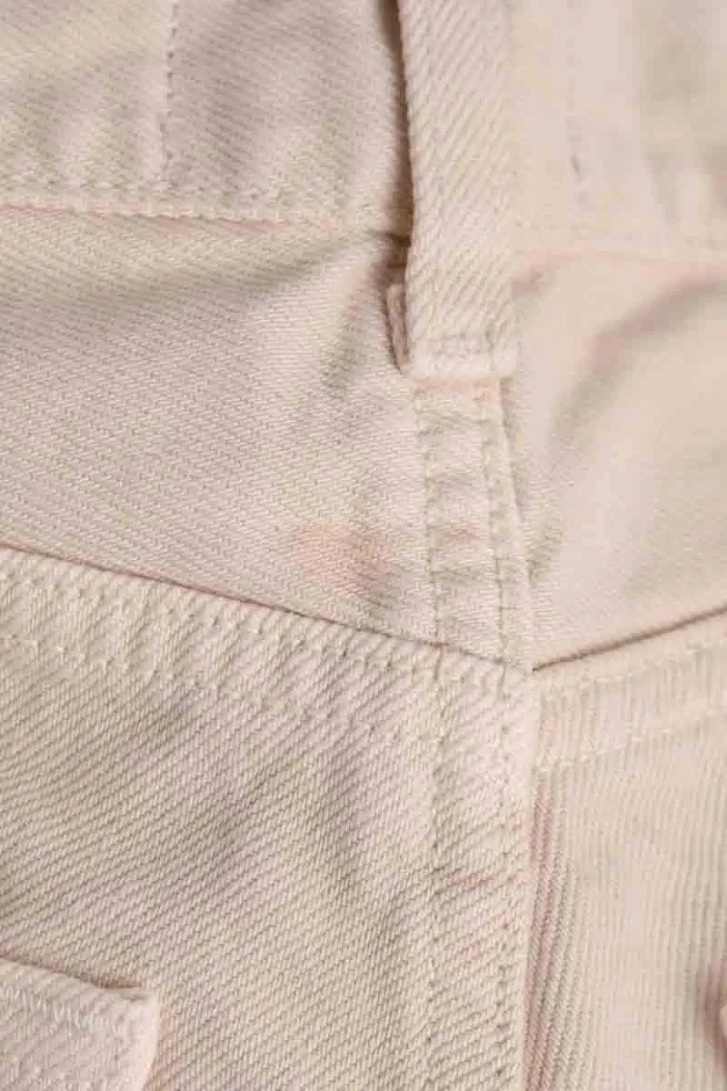Jean droit Rouje Beige en Coton
