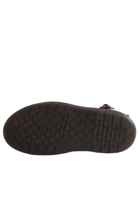 Mules Dr. Martens Violet en Cuir