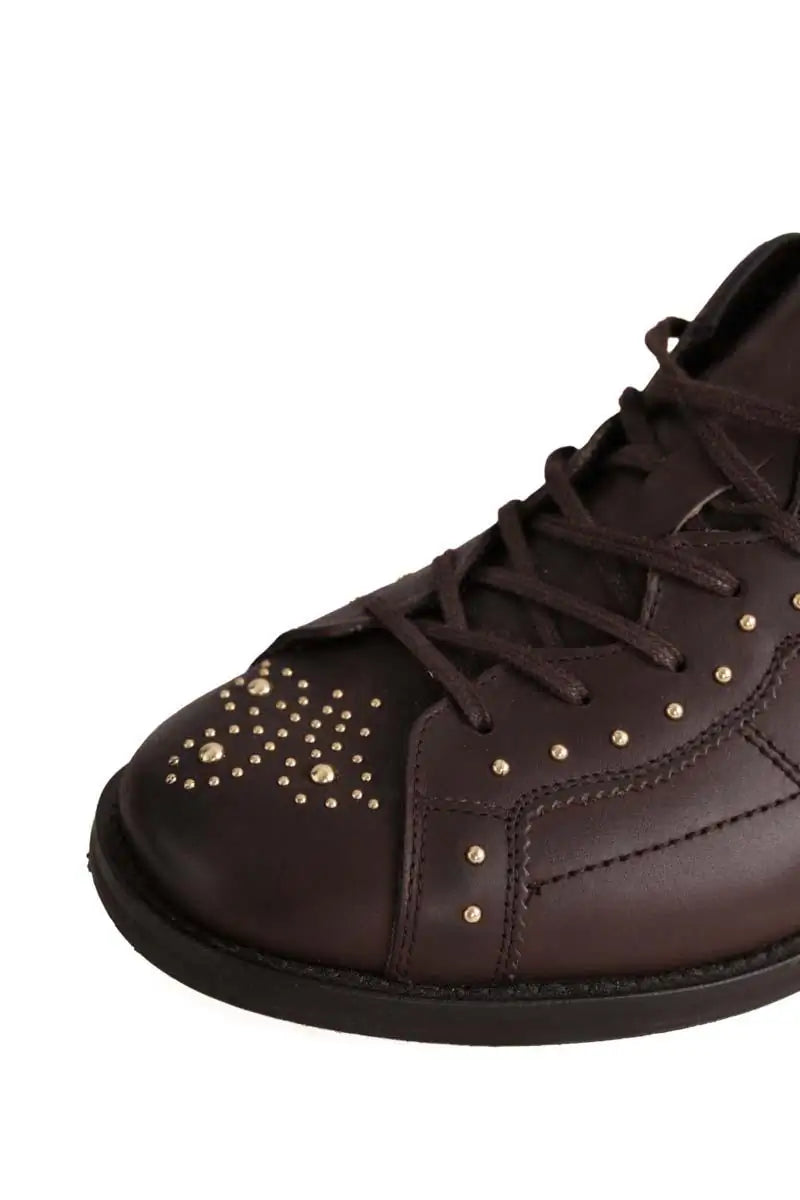 Chaussures à lacets Onitsuka Tiger Marron en Cuir