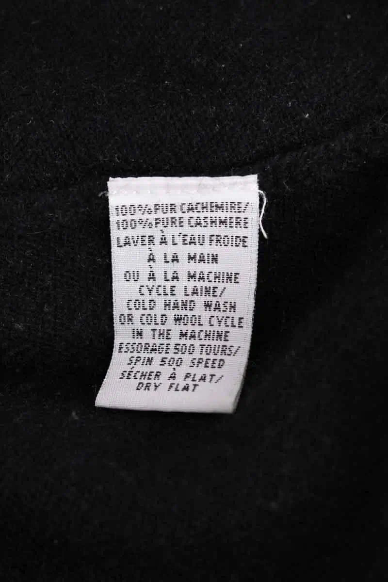 Pull Eric Bompard Noir en Cachemire