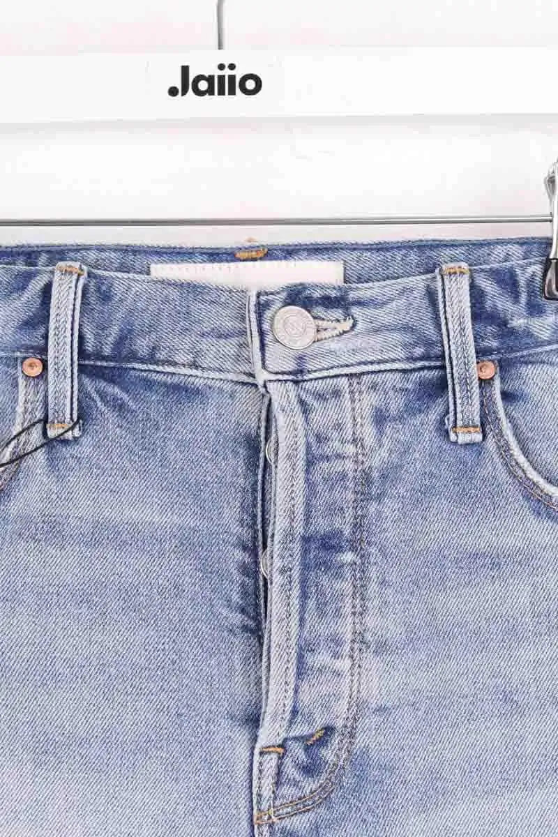 Mini short Mother Bleu en Coton