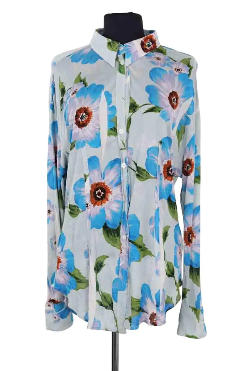 Chemise Acne Studios Bleu en Viscose, taille M - Seconde Main