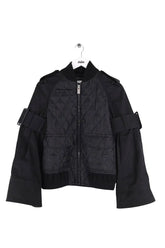 Blouson Sacai Noir en Synthétique, taille L - Seconde Main