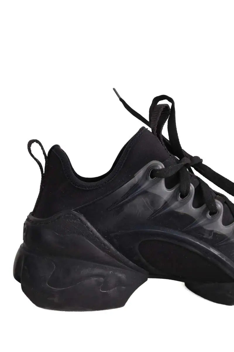 Baskets Dior D Connect Noir en Caoutchouc