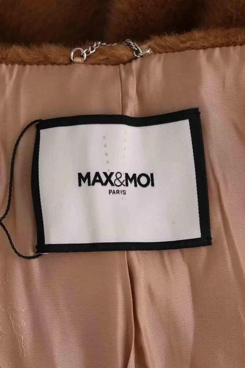 Manteau Max & Moi Camel en Synthétique