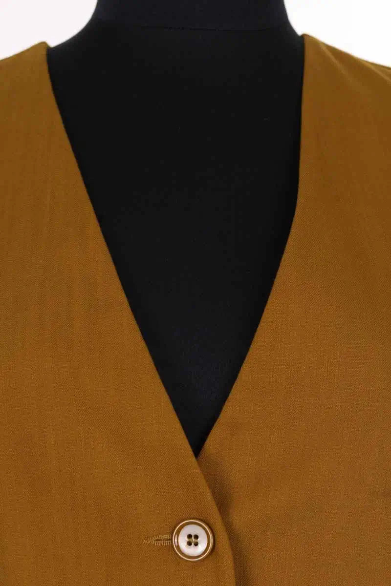 Veston Sézane Kaki en Viscose