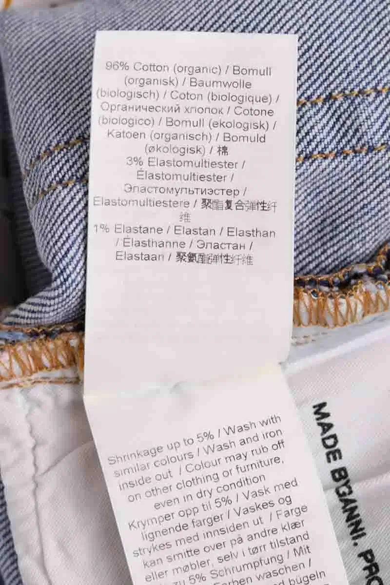 Bermuda Ganni Bleu en Coton