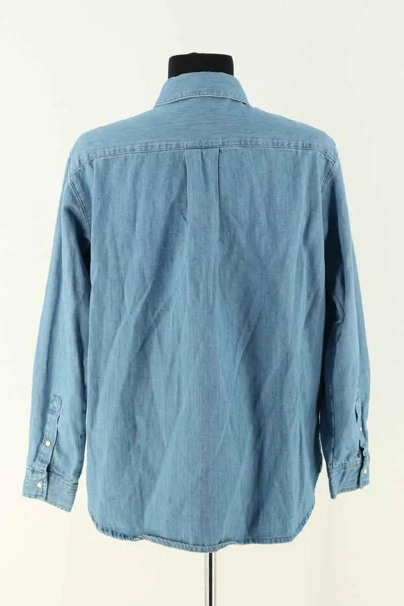 Chemise Sézane Bleu en Coton