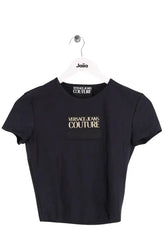 T-shirt Versace Noir en Synthétique, taille XS - Seconde Main