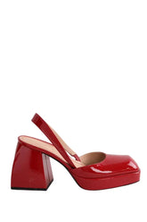 Talons Nodaleto Rouge en Cuir, taille 38 - Seconde Main