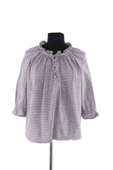 Blouse Ba&Sh Bleu en Coton, taille XS - Seconde Main