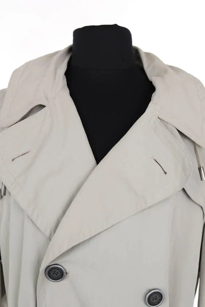 Trench-coat Burberry Beige en Synthétique