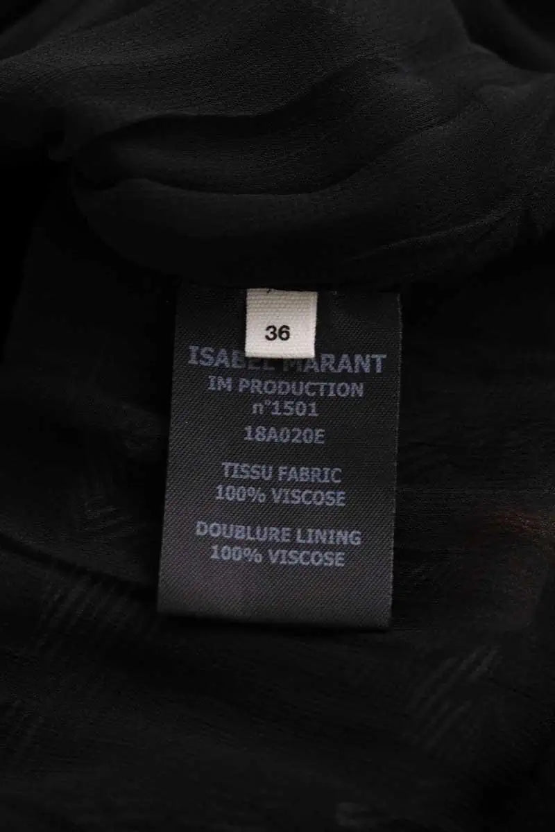 Jupe Isabel Marant Étoile Noir en Synthétique