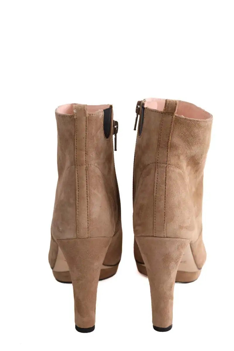 Talons Repetto Beige en Daim