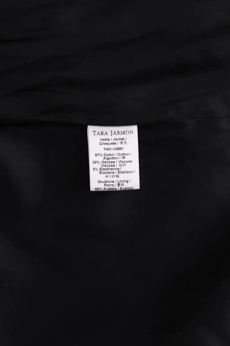 Blazer Tara Jarmon Noir en Coton