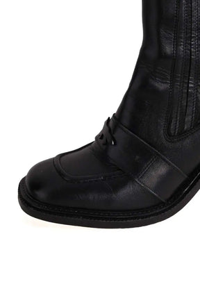 Boots Kitsuné Noir en Cuir