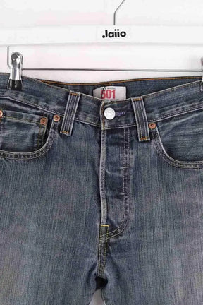Jean droit Levi's 501 Bleu en Coton
