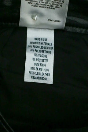 Pantalon droit Agolde Noir en Synthétique
