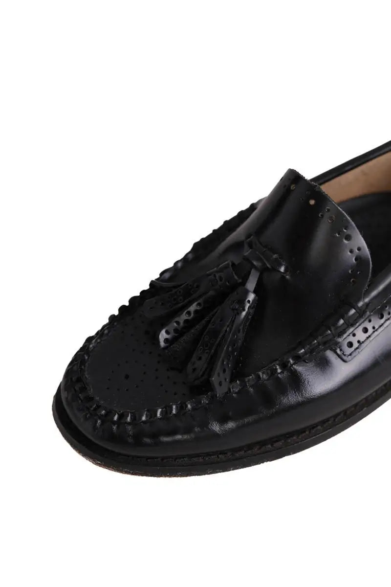 Mocassins GH Bass Noir en Cuir