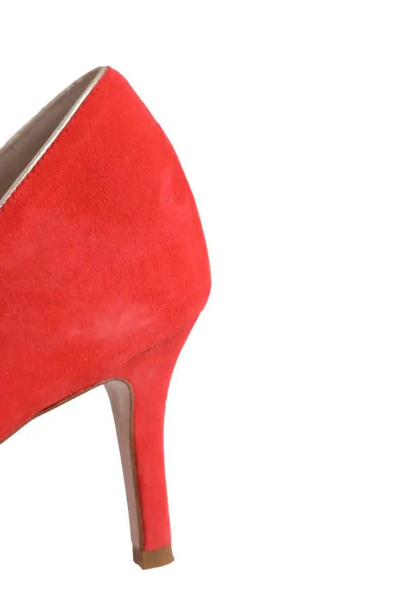 Talons Charles Kammer Rouge en Daim